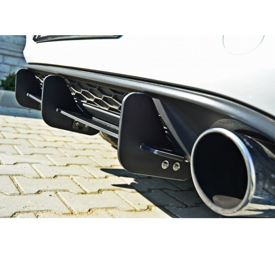 Maxton Design VW GOLF 7 GTI REAR DIFFUSER & REAR SIDE SPLITTERS