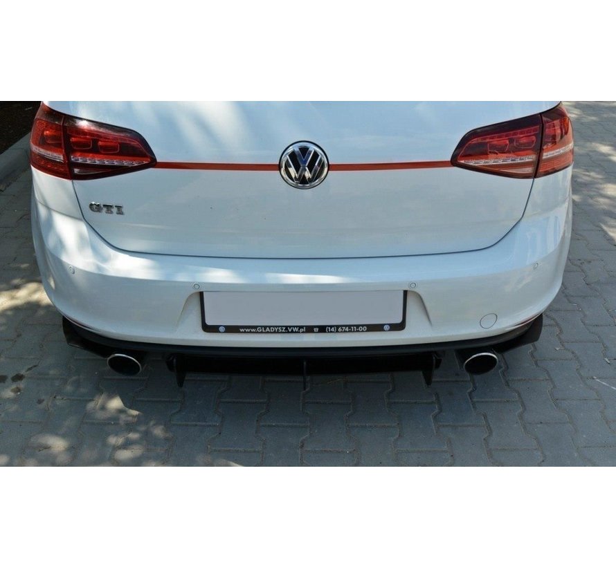 Maxton Design VW GOLF 7 GTI REAR DIFFUSER & REAR SIDE SPLITTERS