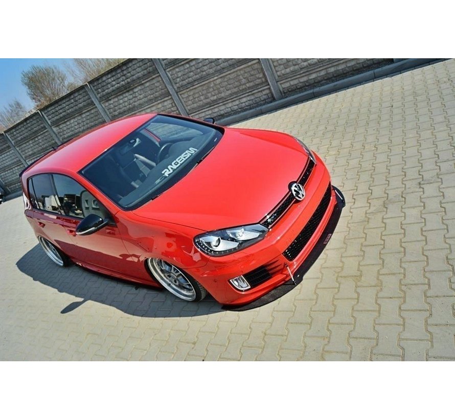 Maxton Design FRONT RACING SPLITTER VW GOLF 6 GTI 35TH