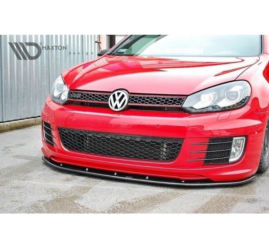 Maxton Design FRONT SPLITTER VER.2 VW GOLF 6 (FOR GOLF GTI 35TH)