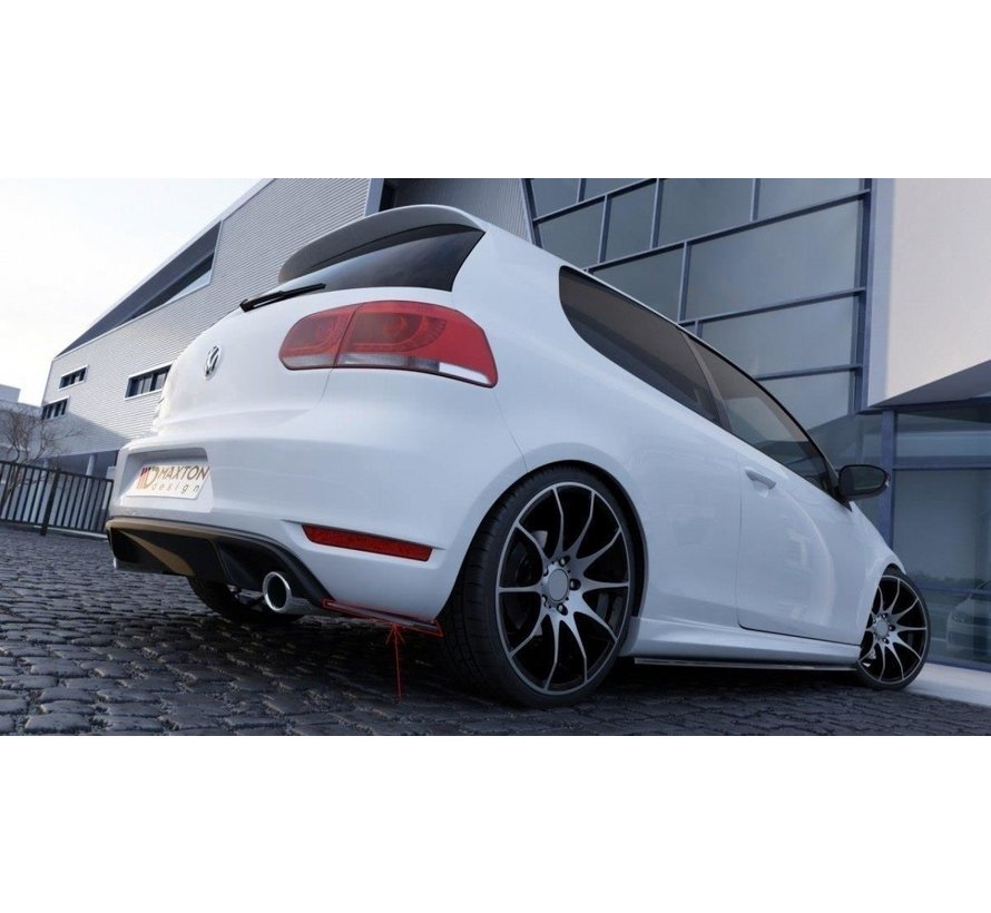 Maxton Design REAR SIDE SPLITTERS VW GOLF 6 GTI 35TH