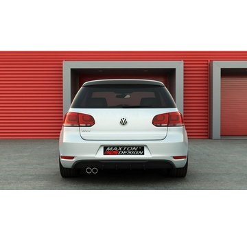 Maxton Design Maxton Design REAR DIFFUSER VW GOLF 6 GTI - 1 EXHAUST (nog spuiten)