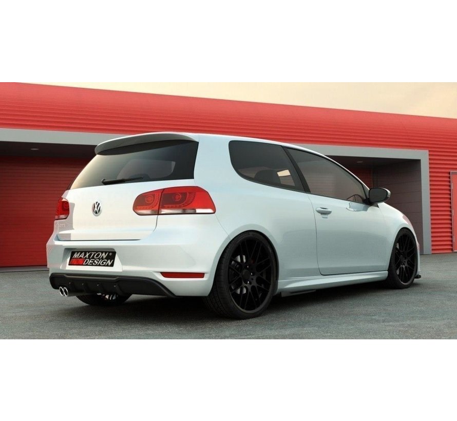 Maxton Design REAR DIFFUSER VW GOLF 6 GTI - 1 EXHAUST (nog spuiten)