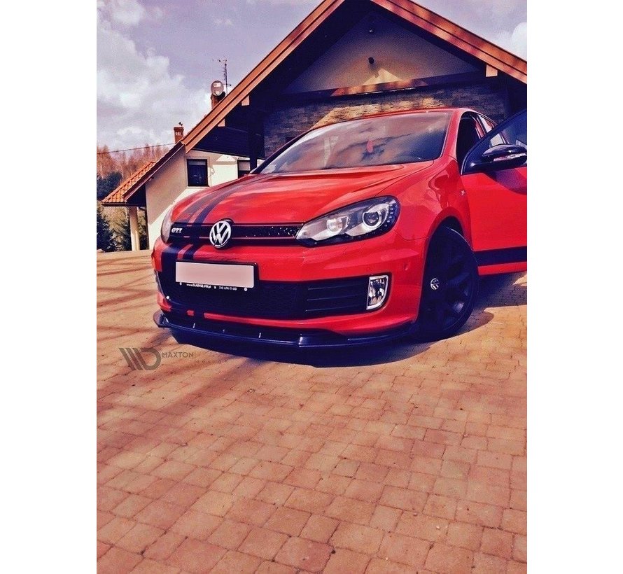 Maxton Design FRONT SPLITTER VW GOLF 6 GTI 35TH