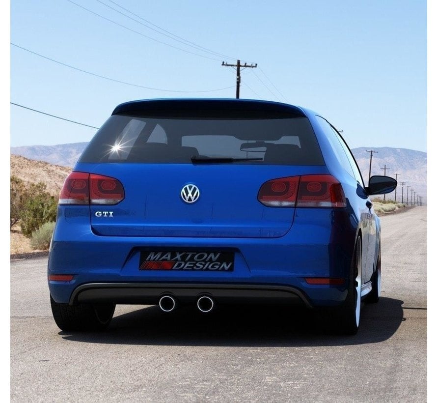 Maxton Design REAR DIFFUSER VW GOLF V R32 LOOK FOR VW GOLF 6 GTI