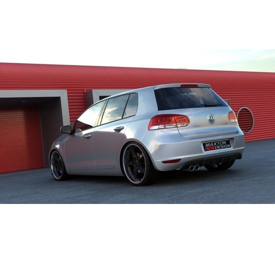 Maxton Design REAR DIFFUSER VW GOLF 6 WITH 1 EXHAUST HOLE