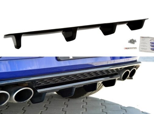 Maxton Design Maxton Design CENTRAL REAR DIFFUSER VW GOLF 7 R
