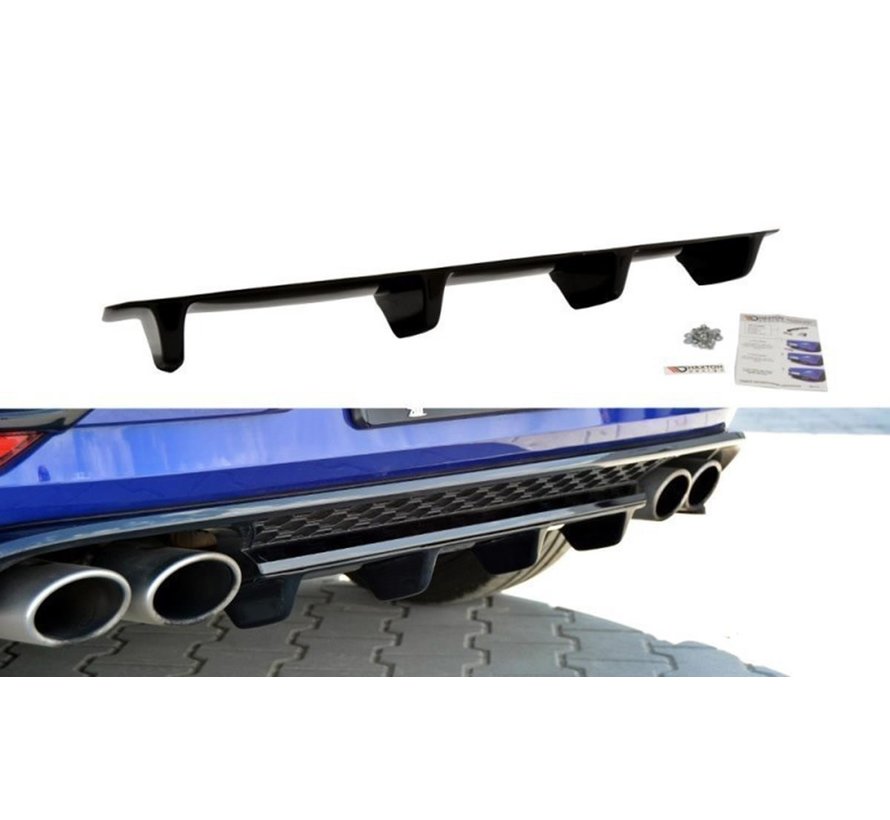 Maxton Design CENTRAL REAR DIFFUSER VW GOLF 7 R