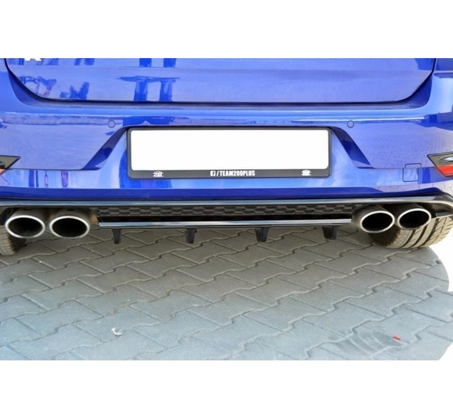 Maxton Design CENTRAL REAR DIFFUSER VW GOLF 7 R