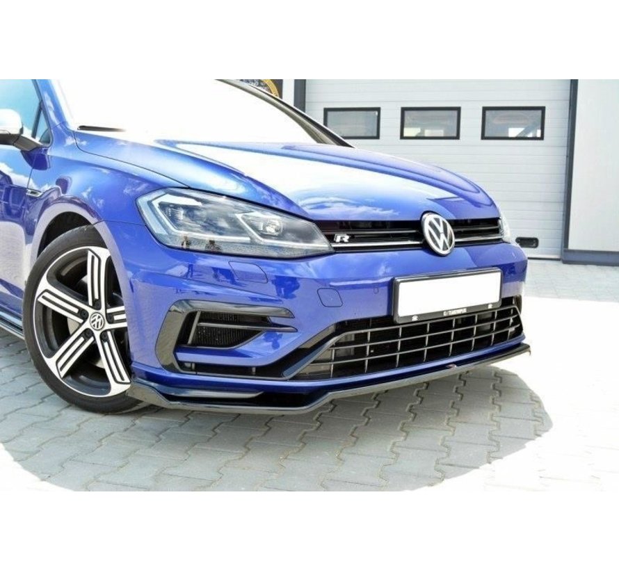 Maxton Design FRONT SPLITTER V.2 VW GOLF 7 R (FACELIFT)