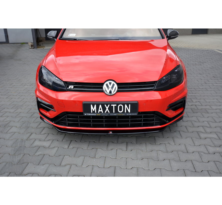 Maxton Design FRONT SPLITTER V.5 VW GOLF 7 R FACELIFT