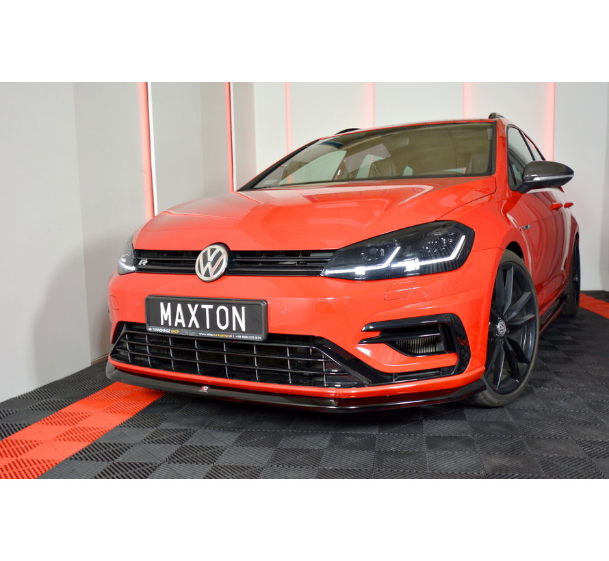 Maxton Design FRONT SPLITTER V.6 VW GOLF 7 R FACELIFT