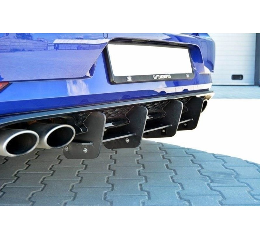 Maxton Design REAR DIFFUSER VW GOLF 7 R (FACELIFT)