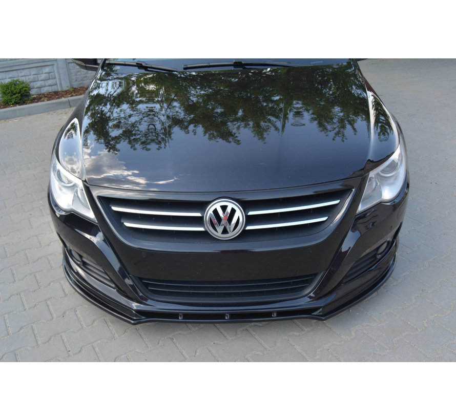 Maxton Design FRONT SPLITTER V.1 VW PASSAT CC PREFACE MODEL, STANDARD BUMPER