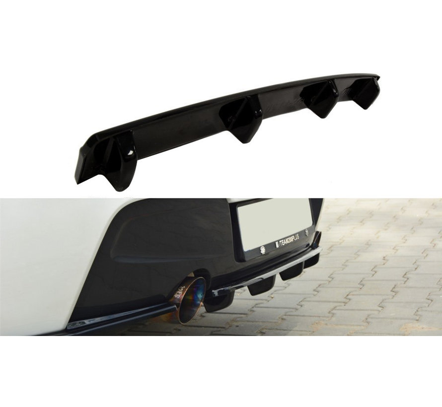 Maxton Design CENTRAL REAR SPLITTER BMW 1 F20/F21 M-POWER (WITH VERTICAL BARS)