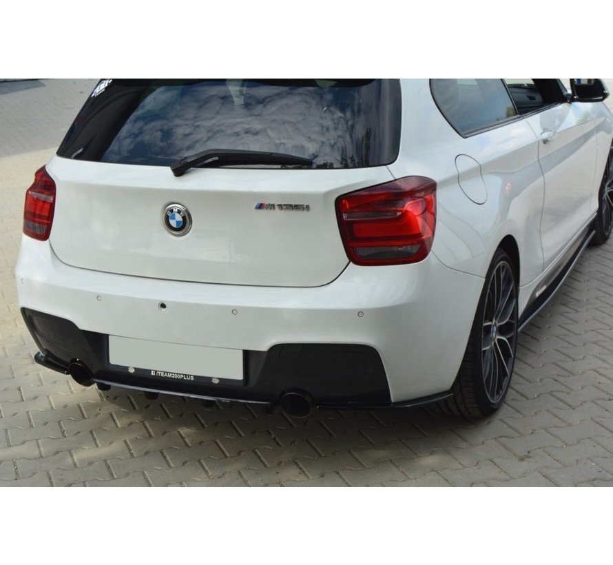 Maxton Design CENTRAL REAR SPLITTER BMW 1 F20/F21 M-POWER (WITH VERTICAL BARS)