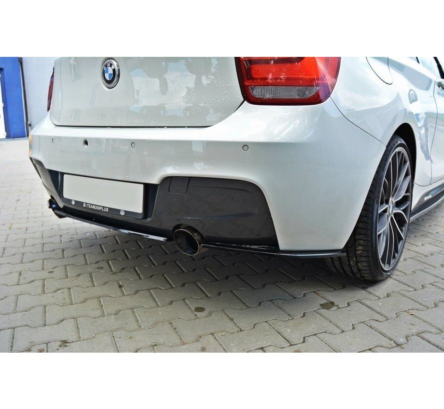 Maxton Design CENTRAL REAR SPLITTER BMW 1 F20/F21 M-POWER (WITHOUT VERTICAL BARS)