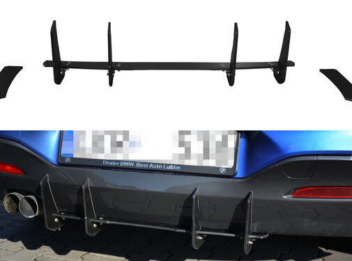 Maxton Design Maxton Design BMW 1 F20/F21 M-POWER FACELIFT - REAR DIFFUSER V.1