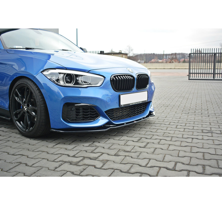 Maxton Design FRONT SPLITTER V.1 passend voor BMW 1 F20/F21 M-POWER FACELIFT