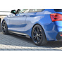 Maxton Design RACING SIDE SKIRTS DIFFUSERS BMW 1 F20/F21 M-POWER FACELIFT