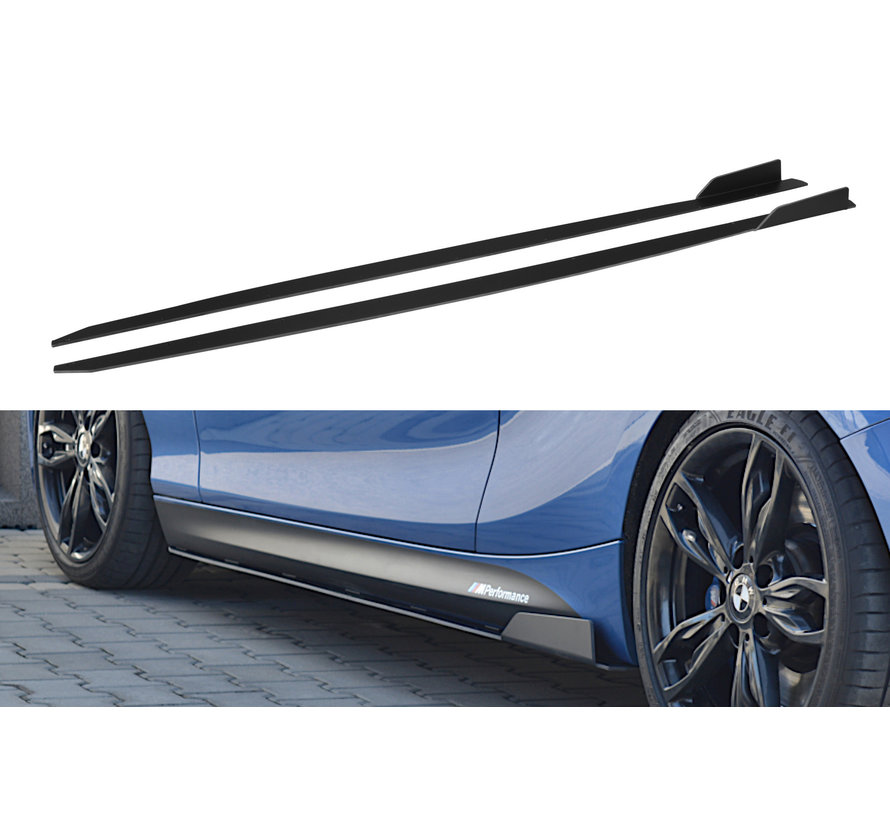 Maxton Design RACING SIDE SKIRTS DIFFUSERS BMW 1 F20/F21 M-POWER FACELIFT