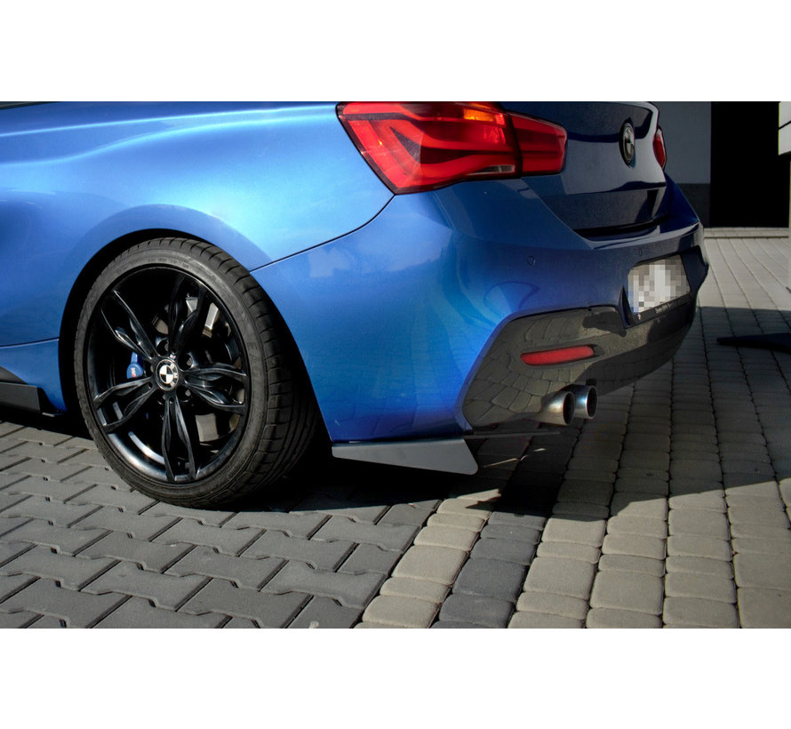 Maxton Design REAR SIDE SPLITTERS BMW 1 F20/F21 M-POWER FACELIFT