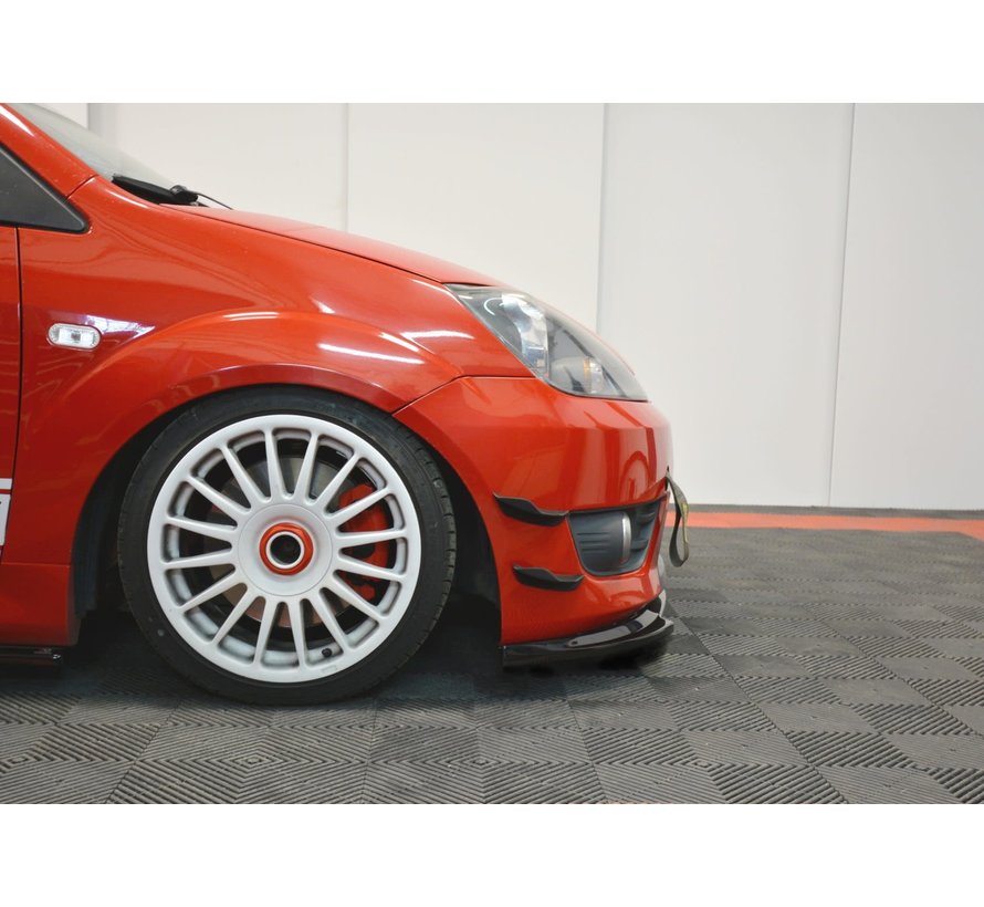 Maxton Design FRONT BUMPER WINGS (CANARDS) FORD FIESTA MK6 ST