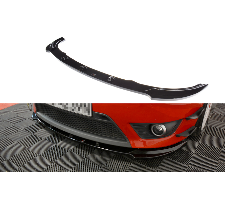Maxton Design FRONT SPLITTER FORD FIESTA VI (FOR ST)