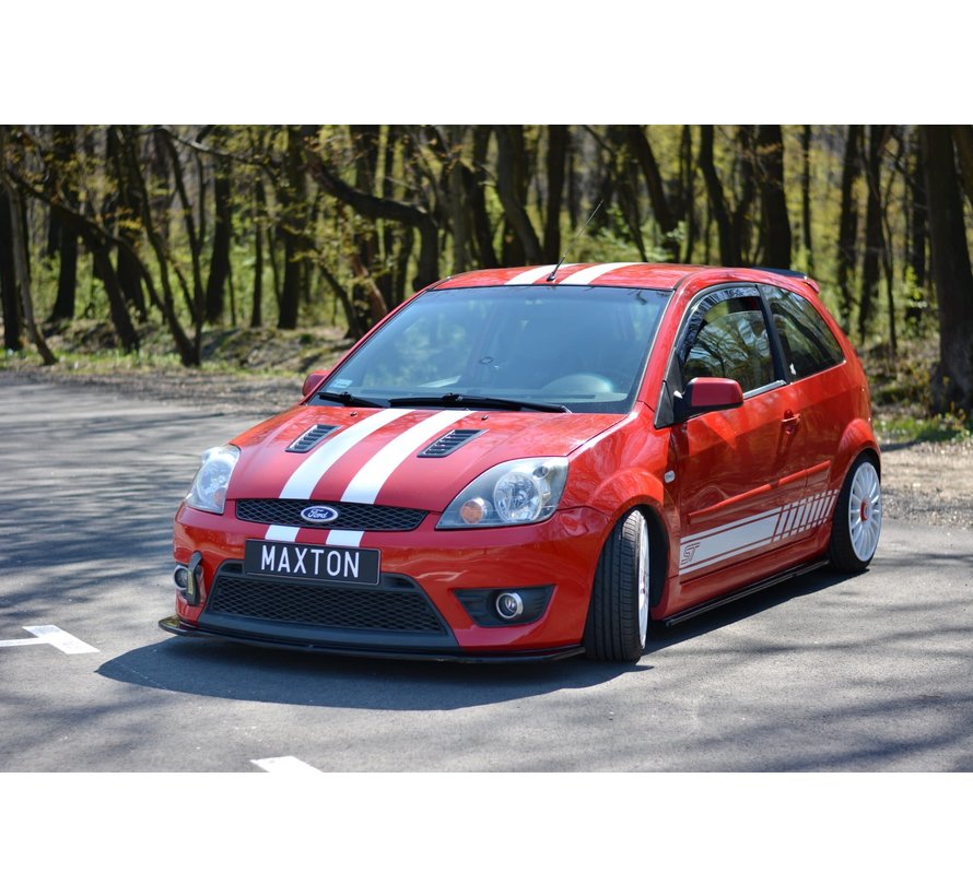 Maxton Design FRONT SPLITTER V.2 FORD FIESTA MK6 ST