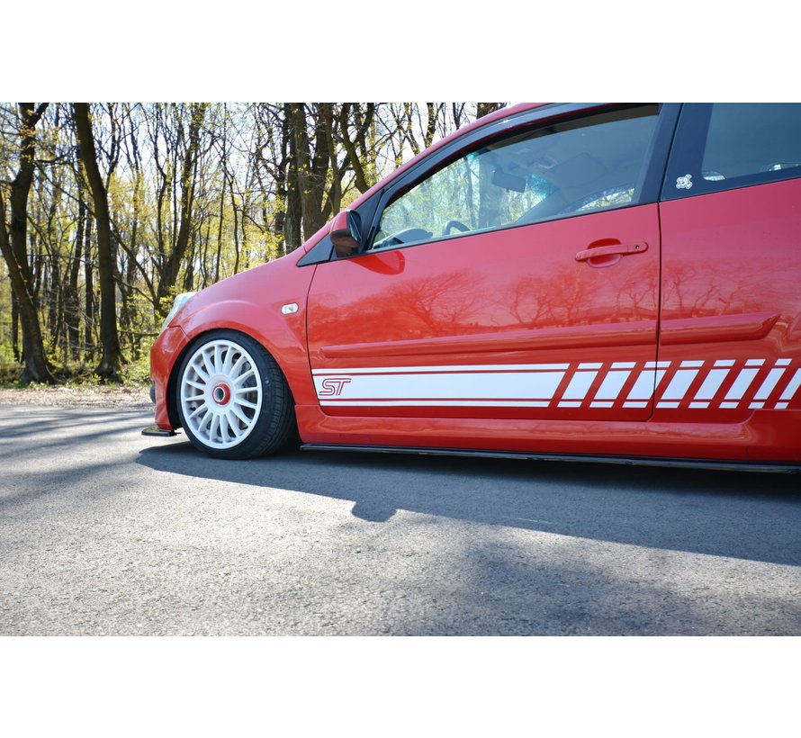 Maxton Design SIDE SKIRTS DIFFUSERS FORD FIESTA MK6 ST