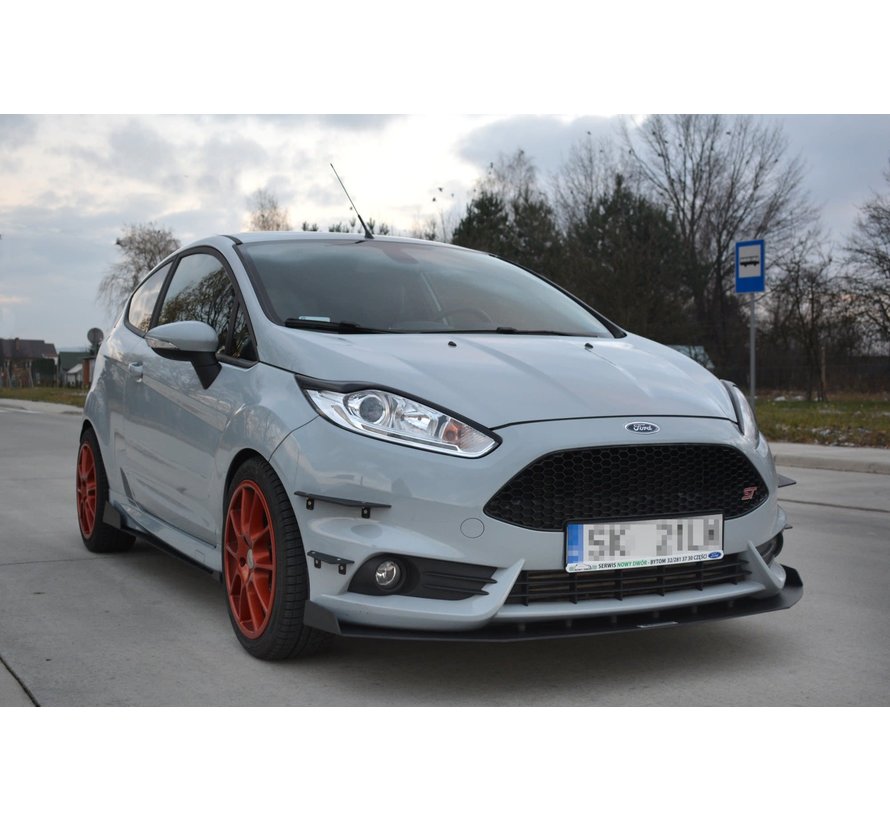 Maxton Design FRONT RACING SPLITTER V.3 FORD FIESTA MK7 ST FACELIFT