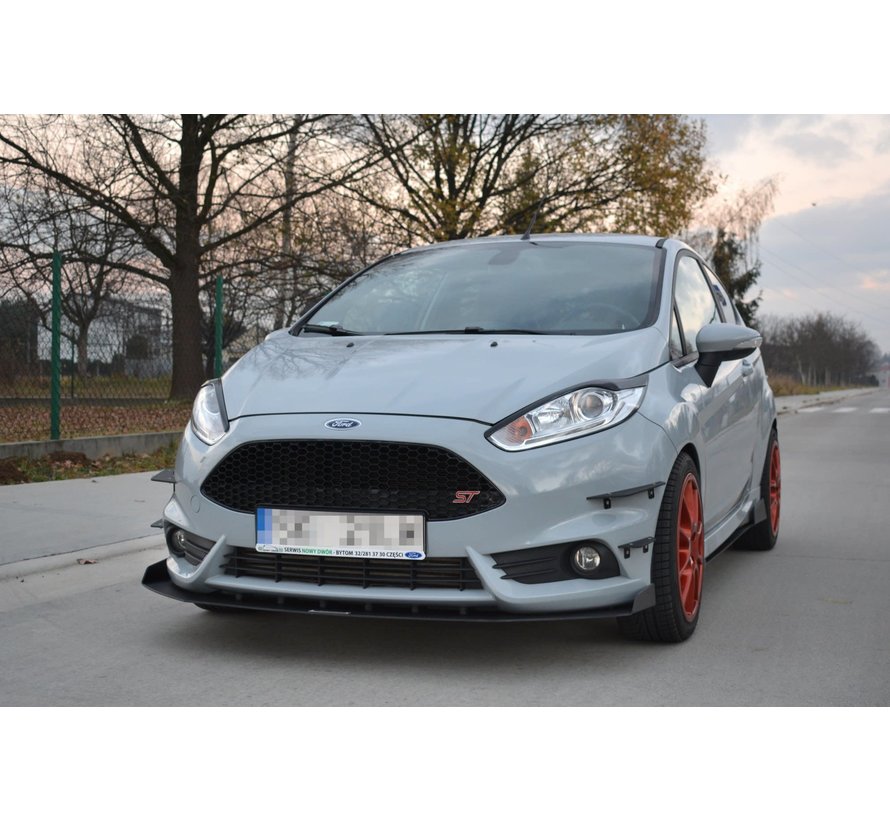 Maxton Design FRONT RACING SPLITTER V.3 FORD FIESTA MK7 ST FACELIFT