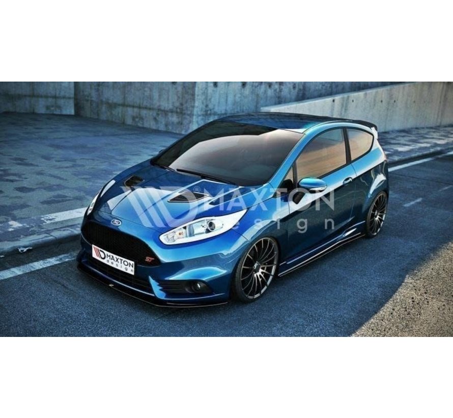 Maxton Design FRONT SPLITTER V.2 FIESTA MK7 ST FACELIFT 2013-16