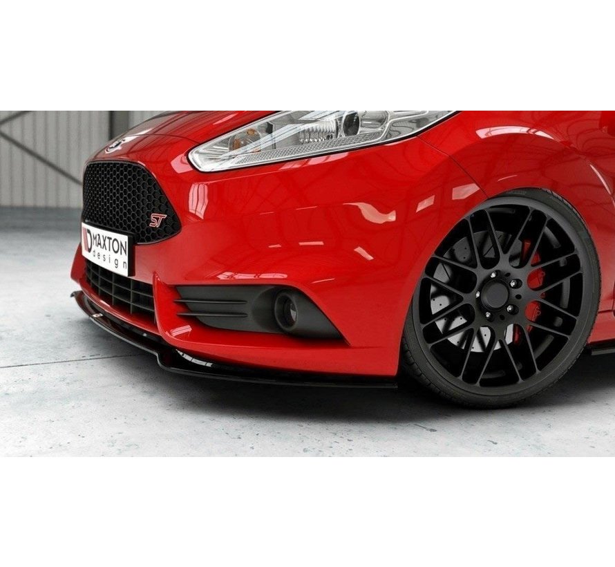 Maxton Design FRONT SPLITTER V.3 FIESTA MK7 ST FACELIFT 2013-16