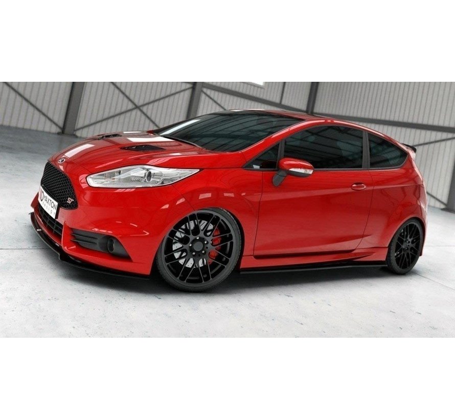 Maxton Design FRONT SPLITTER V.3 FIESTA MK7 ST FACELIFT 2013-16