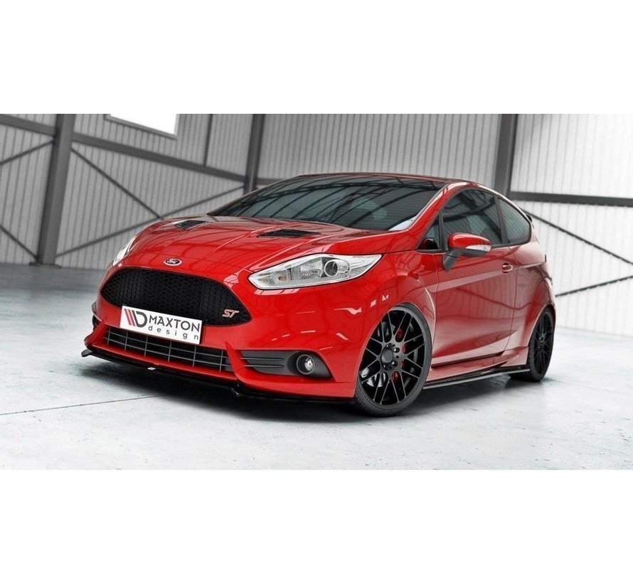 Maxton Design FRONT SPLITTER V.3 FIESTA MK7 ST FACELIFT 2013-16