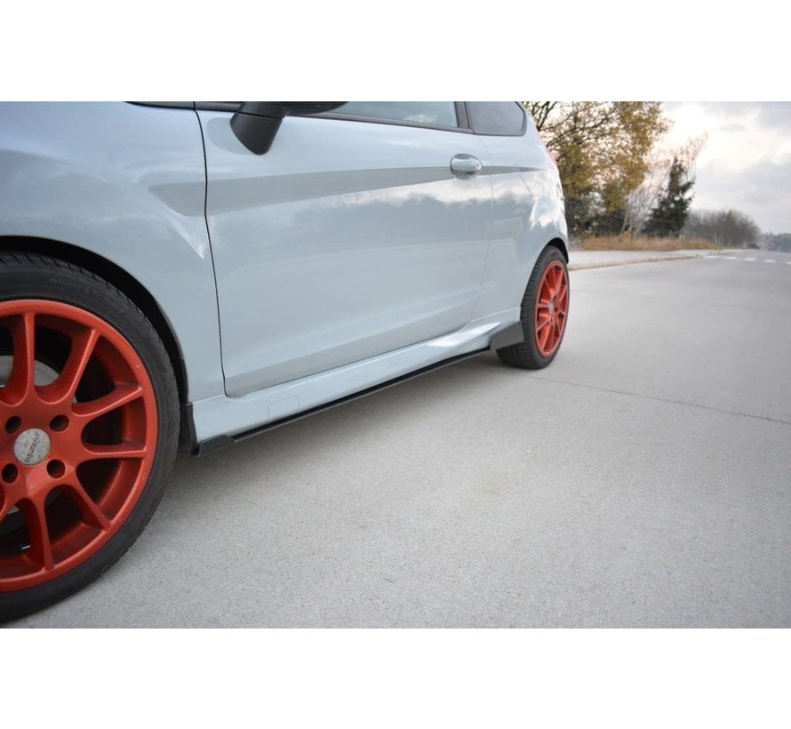 Maxton Design RACING SIDE SKIRTS DIFFUSERS FORD FIESTA MK7 ST FACELIFT