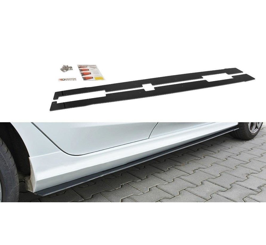Maxton Design RACING SIDE SKIRTS DIFFUSERS V.2 FORD FIESTA MK8 ST/ ST-LINE