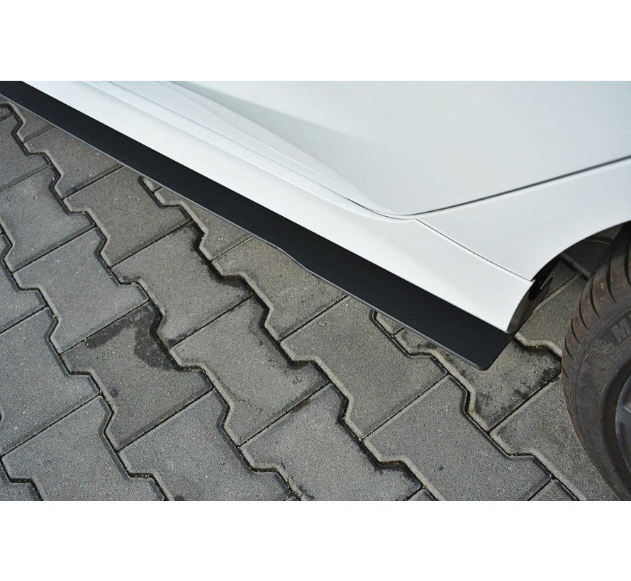 Maxton Design RACING SIDE SKIRTS DIFFUSERS V.2 FORD FIESTA MK8 ST/ ST-LINE