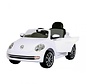 Accu-Auto Volkswagen Beetle Wit - 6V - incl. MP3 - vanaf 3 jaar