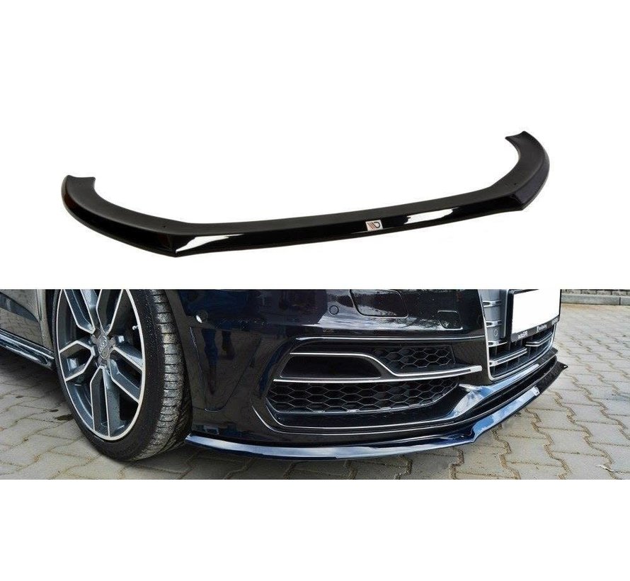 Maxton Design FRONT SPLITTER AUDI S3 / A3 S-LINE 8V HATCHBACK / SPORTBACK