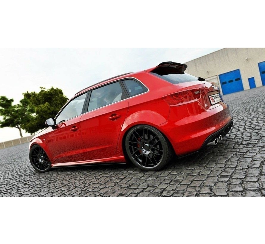 Maxton Design SPOILER CAP AUDI S3 / A3 S-LINE 8V / 8V FL HATCHBACK / SPORTBACK