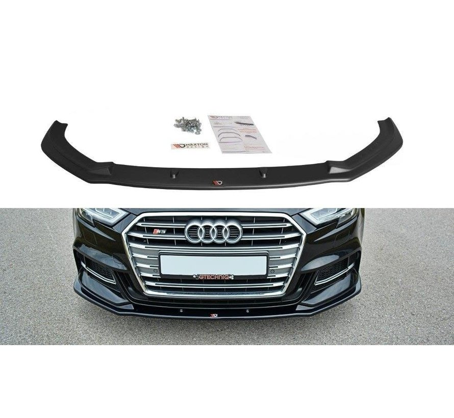 Maxton Design FRONT SPLITTER V.1 AUDI S3 / A3 S-LINE 8V FL