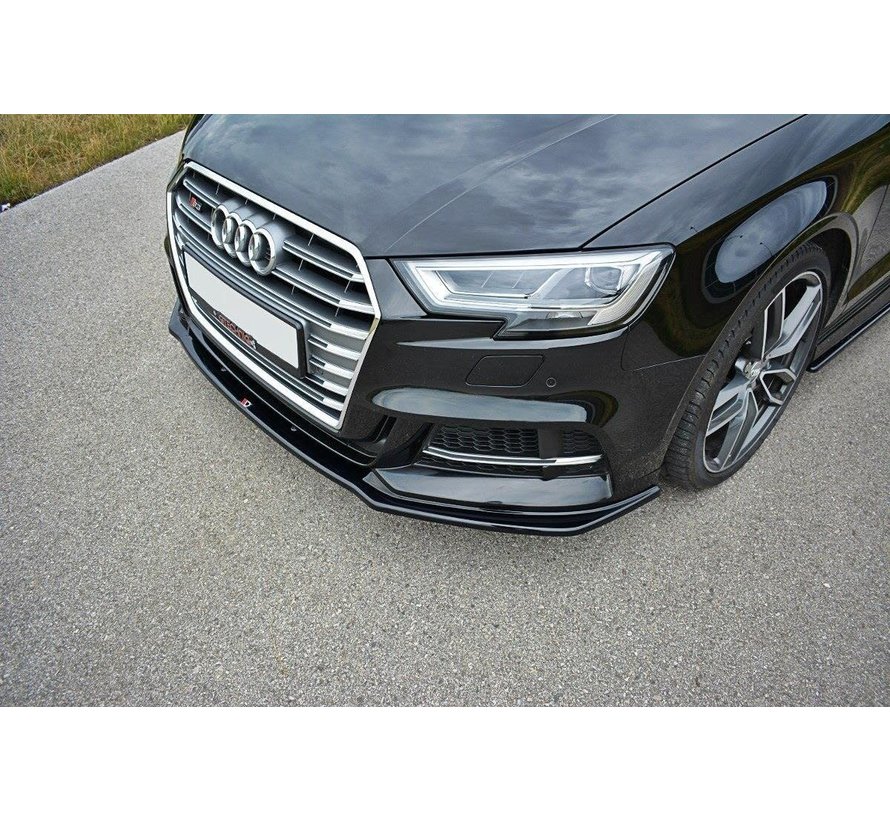 Maxton Design FRONT SPLITTER V.1 AUDI S3 / A3 S-LINE 8V FL