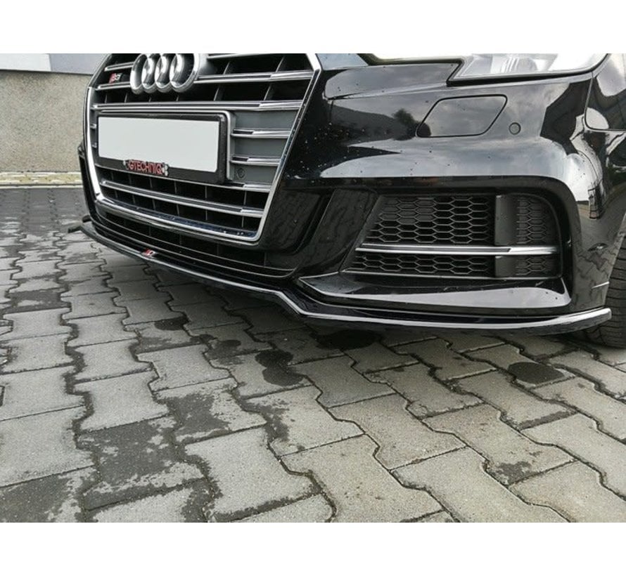 Maxton Design FRONT SPLITTER V.2 AUDI S3 / A3 S-LINE 8V FL