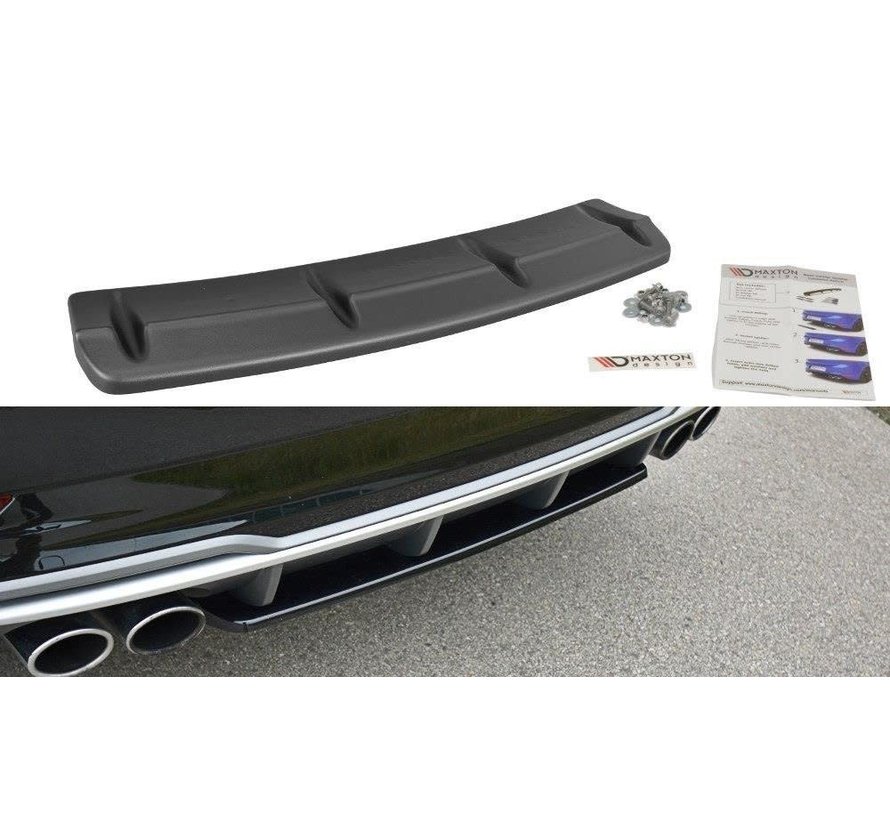 Maxton Design CENTRAL REAR SPLITTER AUDI S3 8V FL HATCHBACK / SPORTBACK / SEDAN