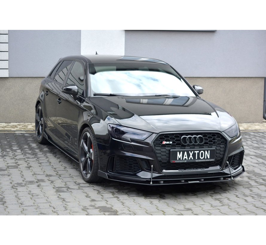 Maxton Design FRONT RACING SPLITTER V.1 AUDI RS3 8V FL SPORTBACK