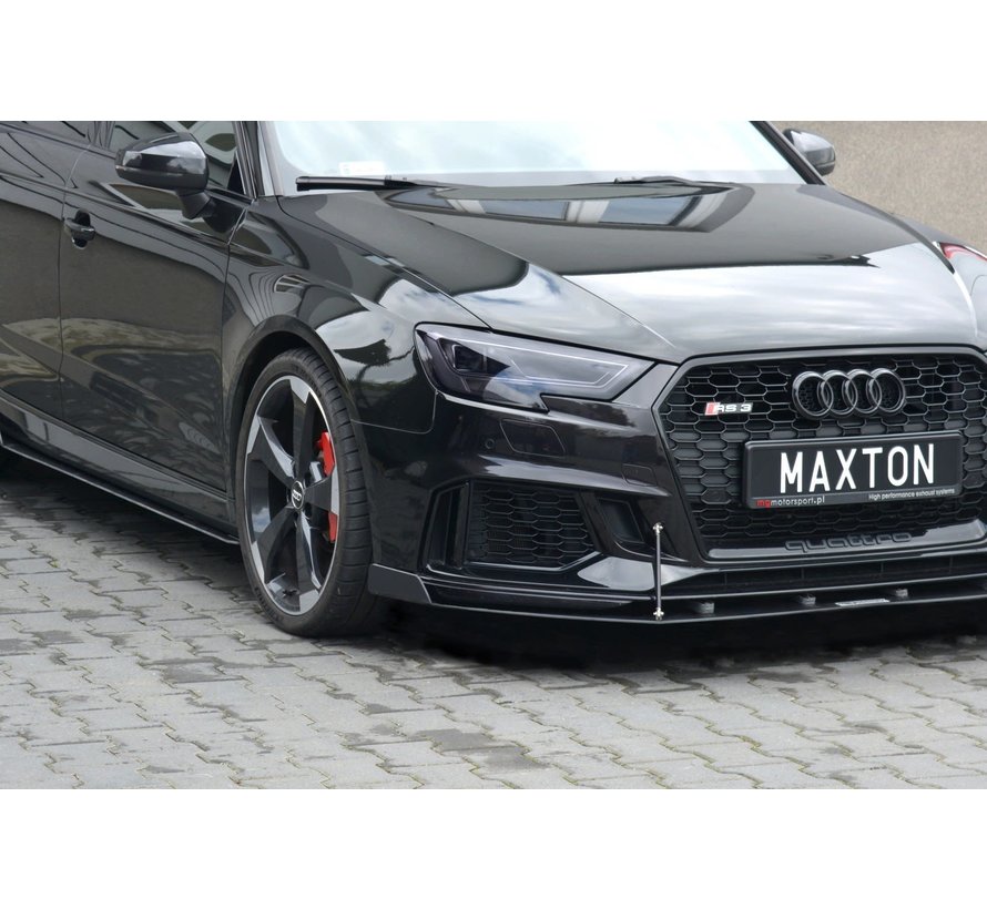 Maxton Design FRONT RACING SPLITTER V.1 AUDI RS3 8V FL SPORTBACK