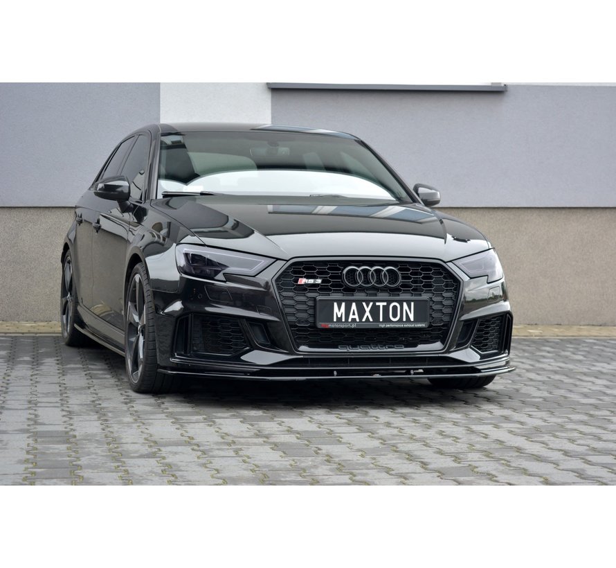 Maxton Design FRONT SPLITTER V.1 AUDI RS3 8V FL SPORTBACK