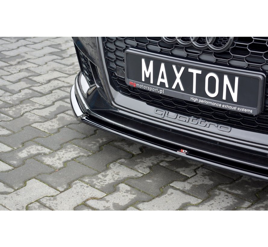 Maxton Design FRONT SPLITTER V.2 AUDI RS3 8V FL SPORTBACK